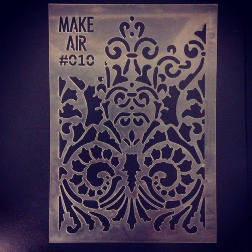 Трафарет для боди-арта и аэрографии MAKE AIR #010