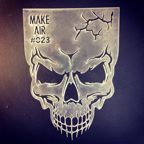 Трафарет для боди-арта и аэрографии MAKE AIR #023