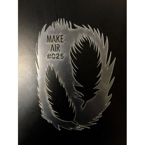 Трафарет для боди-арта и аэрографии MAKE AIR #025